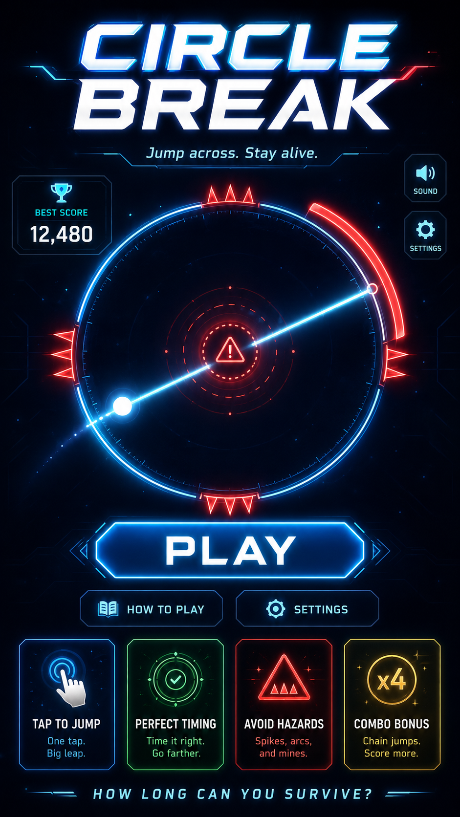 Circle Break — Jump across. Stay alive.