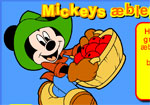 Игра Мики Маус събира ябълки
